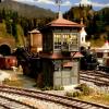 Yard Tower controlling Sweetwater & Thunder Mountain, Union Pacific and Southern Pacific tracks. 